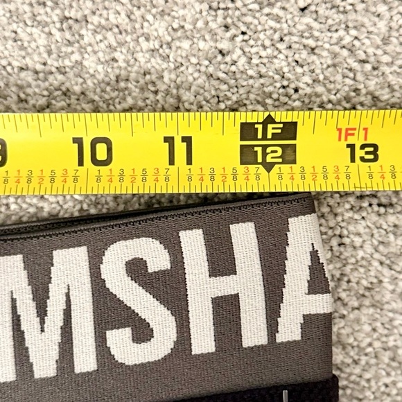 NWT Gymshark Flex Shorts Black/Charcoal Grey Mid Rise Sweat Wicking Sz S - Picture 5 of 9